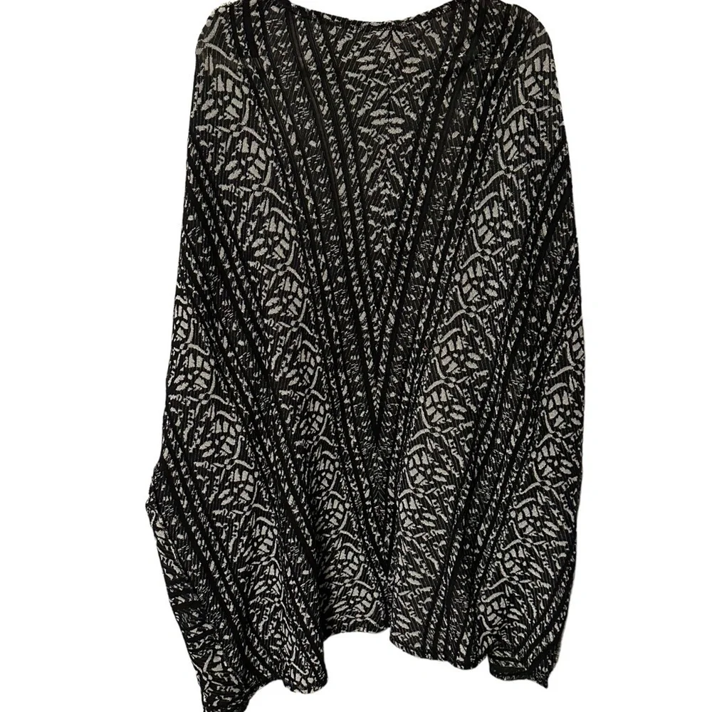 Free People Tapestry Fringe Kimono Cardigan Boho Whimsigoth Festival XS/S